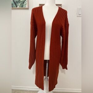 Shein Women’s Open Front Longline Cardigan